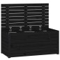 vidaXL Gartenbox Schwarz 101x50,5x46,5 cm Massivholz Kiefer vidaXL Gartenbox Schwarz 101x50,5x46,5 cm Massivholz Kiefer