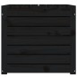 vidaXL Gartenbox Schwarz 101x50,5x46,5 cm Massivholz Kiefer vidaXL Gartenbox Schwarz 101x50,5x46,5 cm Massivholz Kiefer