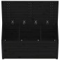 vidaXL Gartenbox Schwarz 101x50,5x46,5 cm Massivholz Kiefer vidaXL Gartenbox Schwarz 101x50,5x46,5 cm Massivholz Kiefer