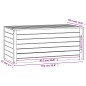 vidaXL Gartenbox Schwarz 101x50,5x46,5 cm Massivholz Kiefer vidaXL Gartenbox Schwarz 101x50,5x46,5 cm Massivholz Kiefer