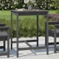 vidaXL Gartentisch Grau 82,5x82,5x110 cm Massivholz Kiefer vidaXL Gartentisch Grau 82,5x82,5x110 cm Massivholz Kiefer