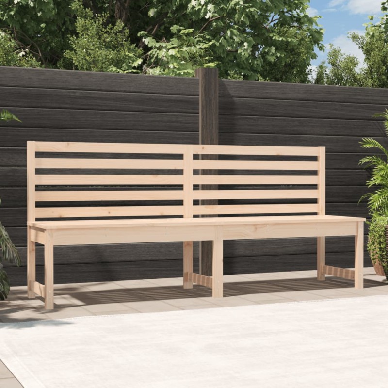 vidaXL Gartenbank 201,5 cm Massivholz Kiefer vidaXL Gartenbank 201,5 cm Massivholz Kiefer