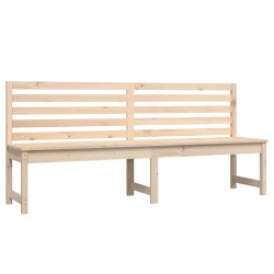 vidaXL Gartenbank 201,5 cm Massivholz Kiefer