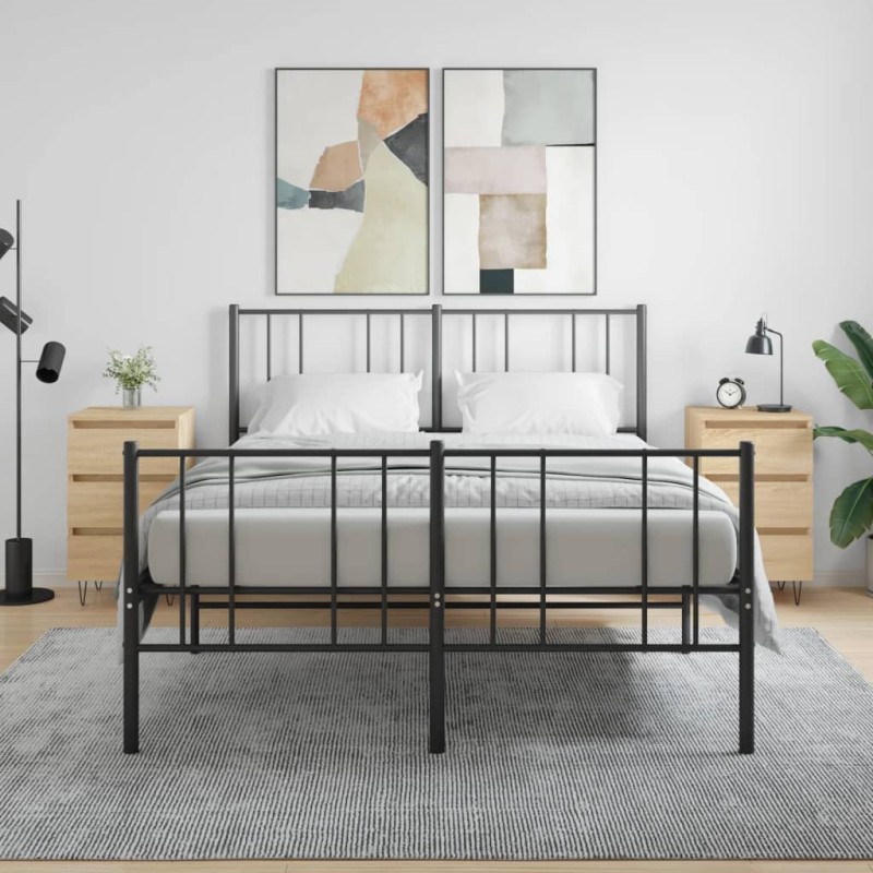 vidaXL Nachttische 2 Stk. Sonoma-Eiche 40x35x69 cm Holzwerkstoff vidaXL Nachttische 2 Stk. Sonoma-Eiche 40x35x69 cm Holzwerkstoff