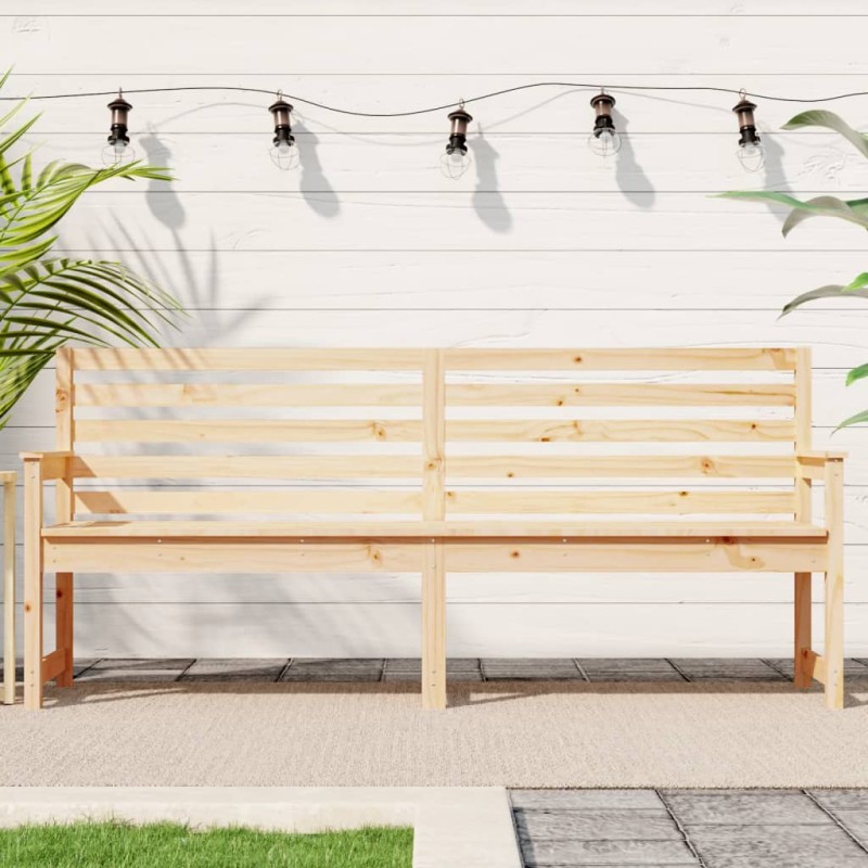 vidaXL Gartenbank 203,5x48x91,5 cm Massivholz Kiefer vidaXL Gartenbank 203,5x48x91,5 cm Massivholz Kiefer