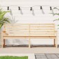 vidaXL Gartenbank 203,5x48x91,5 cm Massivholz Kiefer vidaXL Gartenbank 203,5x48x91,5 cm Massivholz Kiefer