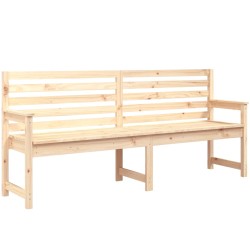 vidaXL Gartenbank 203,5x48x91,5 cm Massivholz Kiefer