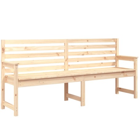 vidaXL Gartenbank 203,5x48x91,5 cm Massivholz Kiefer