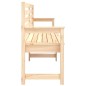 vidaXL Gartenbank 203,5x48x91,5 cm Massivholz Kiefer vidaXL Gartenbank 203,5x48x91,5 cm Massivholz Kiefer