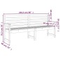 vidaXL Gartenbank 203,5x48x91,5 cm Massivholz Kiefer vidaXL Gartenbank 203,5x48x91,5 cm Massivholz Kiefer
