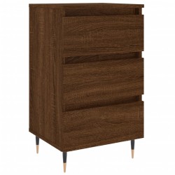 vidaXL Nachttisch Braun Eichen-Optik 40x35x69 cm Holzwerkstoff