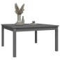 vidaXL Gartentisch Grau 82,5x82,5x45 cm Massivholz Kiefer vidaXL Gartentisch Grau 82,5x82,5x45 cm Massivholz Kiefer