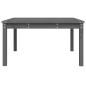 vidaXL Gartentisch Grau 82,5x82,5x45 cm Massivholz Kiefer vidaXL Gartentisch Grau 82,5x82,5x45 cm Massivholz Kiefer