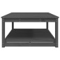 vidaXL Gartentisch Grau 121x82,5x45 cm Massivholz Kiefer vidaXL Gartentisch Grau 121x82,5x45 cm Massivholz Kiefer