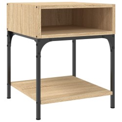 vidaXL Nachttisch Sonoma-Eiche 40x41x50 cm Holzwerkstoff