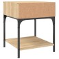 vidaXL Nachttisch Sonoma-Eiche 40x41x50 cm Holzwerkstoff vidaXL Nachttisch Sonoma-Eiche 40x41x50 cm Holzwerkstoff