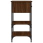 vidaXL Nachttische 2 Stk. Braun Eichen-Optik 34x36x70 cm Holzwerkstoff vidaXL Nachttische 2 Stk. Braun Eichen-Optik 34x36x70 cm Holzwerkstoff