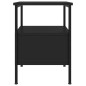 vidaXL Nachttische 2 Stk. Schwarz 34x36x50 cm Holzwerkstoff vidaXL Nachttische 2 Stk. Schwarz 34x36x50 cm Holzwerkstoff