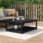 vidaXL Gartentisch Schwarz 121x82,5x45 cm Massivholz Kiefer vidaXL Gartentisch Schwarz 121x82,5x45 cm Massivholz Kiefer