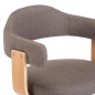 2 Stk. Barhocker Bugholz und Stoff Taupe 2 Stk. Barhocker Bugholz und Stoff Taupe