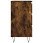 vidaXL Nachttisch Räuchereiche 40x35x69 cm Holzwerkstoff vidaXL Nachttisch Räuchereiche 40x35x69 cm Holzwerkstoff