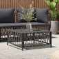 vidaXL Gartentisch Anthrazit 70x70x34 cm Gewebe vidaXL Gartentisch Anthrazit 70x70x34 cm Gewebe