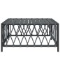 vidaXL Gartentisch Anthrazit 70x70x34 cm Gewebe vidaXL Gartentisch Anthrazit 70x70x34 cm Gewebe
