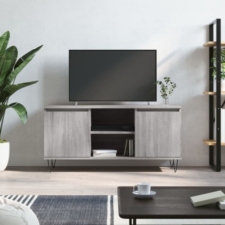 vidaXL TV-Schrank Grau Sonoma 104x35x50 cm Holzwerkstoff