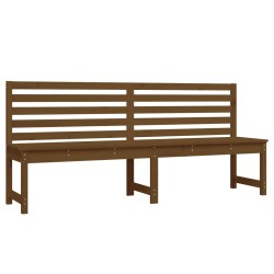 vidaXL Gartenbank Honigbraun 201,5 cm Massivholz Kiefer