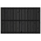 vidaXL Wand-Kopfteil Schwarz 166x3x110 cm Massivholz Kiefer