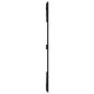 vidaXL Wand-Kopfteil Schwarz 166x3x110 cm Massivholz Kiefer