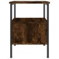 vidaXL Nachttisch Räuchereiche 34x36x50 cm Holzwerkstoff vidaXL Nachttisch Räuchereiche 34x36x50 cm Holzwerkstoff