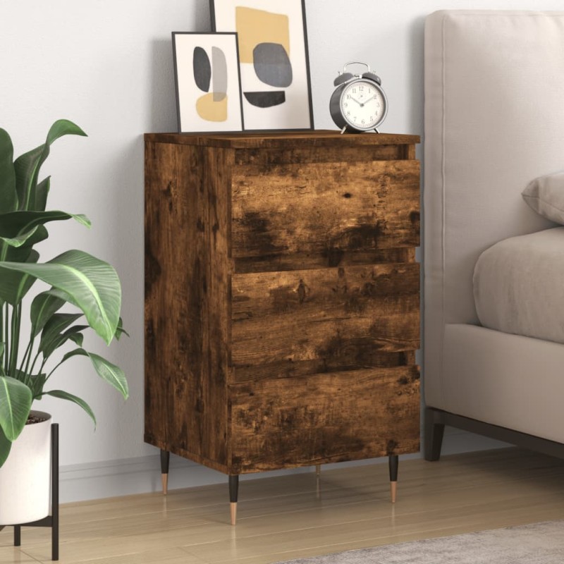 vidaXL Nachttisch Räuchereiche 40x35x69 cm Holzwerkstoff vidaXL Nachttisch Räuchereiche 40x35x69 cm Holzwerkstoff