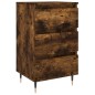vidaXL Nachttisch Räuchereiche 40x35x69 cm Holzwerkstoff vidaXL Nachttisch Räuchereiche 40x35x69 cm Holzwerkstoff