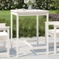 vidaXL Gartentisch Weiß 82,5x82,5x110 cm Massivholz Kiefer vidaXL Gartentisch Weiß 82,5x82,5x110 cm Massivholz Kiefer