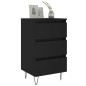 vidaXL Nachttische 2 Stk. Schwarz 40x35x69 cm Holzwerkstoff vidaXL Nachttische 2 Stk. Schwarz 40x35x69 cm Holzwerkstoff