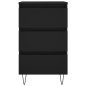 vidaXL Nachttische 2 Stk. Schwarz 40x35x69 cm Holzwerkstoff vidaXL Nachttische 2 Stk. Schwarz 40x35x69 cm Holzwerkstoff