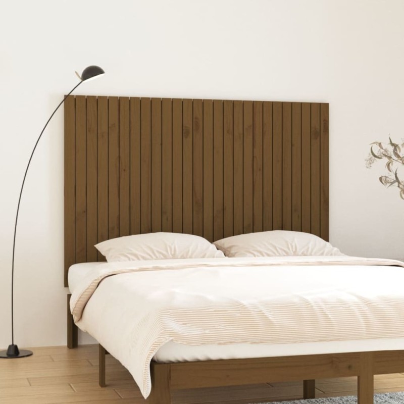 vidaXL Wand-Kopfteil Honigbraun 166x3x110 cm Massivholz Kiefer vidaXL Wand-Kopfteil Honigbraun 166x3x110 cm Massivholz Kiefer