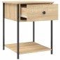 vidaXL Nachttische 2 Stk. Sonoma-Eiche 44x45x58 cm Holzwerkstoff vidaXL Nachttische 2 Stk. Sonoma-Eiche 44x45x58 cm Holzwerkstoff