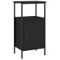 vidaXL Nachttisch Schwarz 41x31x80 cm Holzwerkstoff vidaXL Nachttisch Schwarz 41x31x80 cm Holzwerkstoff