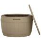vidaXL 3-in-1 Gartenbox Hellbraun Polypropylen vidaXL 3-in-1 Gartenbox Hellbraun Polypropylen
