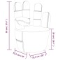 Stuhl in Handform Creme Samt Stuhl in Handform Creme Samt