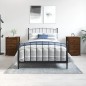 vidaXL Nachttische 2 Stk. Braun Eichen-Optik 40x36x60 cm Holzwerkstoff vidaXL Nachttische 2 Stk. Braun Eichen-Optik 40x36x60 cm Holzwerkstoff