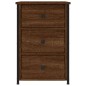 vidaXL Nachttische 2 Stk. Braun Eichen-Optik 40x36x60 cm Holzwerkstoff vidaXL Nachttische 2 Stk. Braun Eichen-Optik 40x36x60 cm Holzwerkstoff