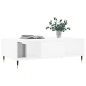 vidaXL Couchtisch Weiß 104x60x35 cm Holzwerkstoff vidaXL Couchtisch Weiß 104x60x35 cm Holzwerkstoff