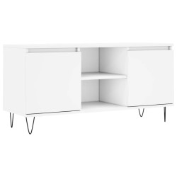 vidaXL TV-Schrank Weiß 104x35x50 cm Holzwerkstoff