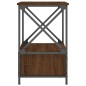 vidaXL Nachttisch Braun Eichen-Optik 50x41x65 cm Holzwerkstoff vidaXL Nachttisch Braun Eichen-Optik 50x41x65 cm Holzwerkstoff