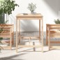 vidaXL Gartentisch 121x82,5x110 cm Massivholz Kiefer vidaXL Gartentisch 121x82,5x110 cm Massivholz Kiefer