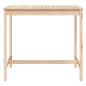 vidaXL Gartentisch 121x82,5x110 cm Massivholz Kiefer vidaXL Gartentisch 121x82,5x110 cm Massivholz Kiefer