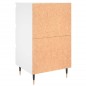 vidaXL Nachttisch Weiß 40x35x69 cm Holzwerkstoff vidaXL Nachttisch Weiß 40x35x69 cm Holzwerkstoff